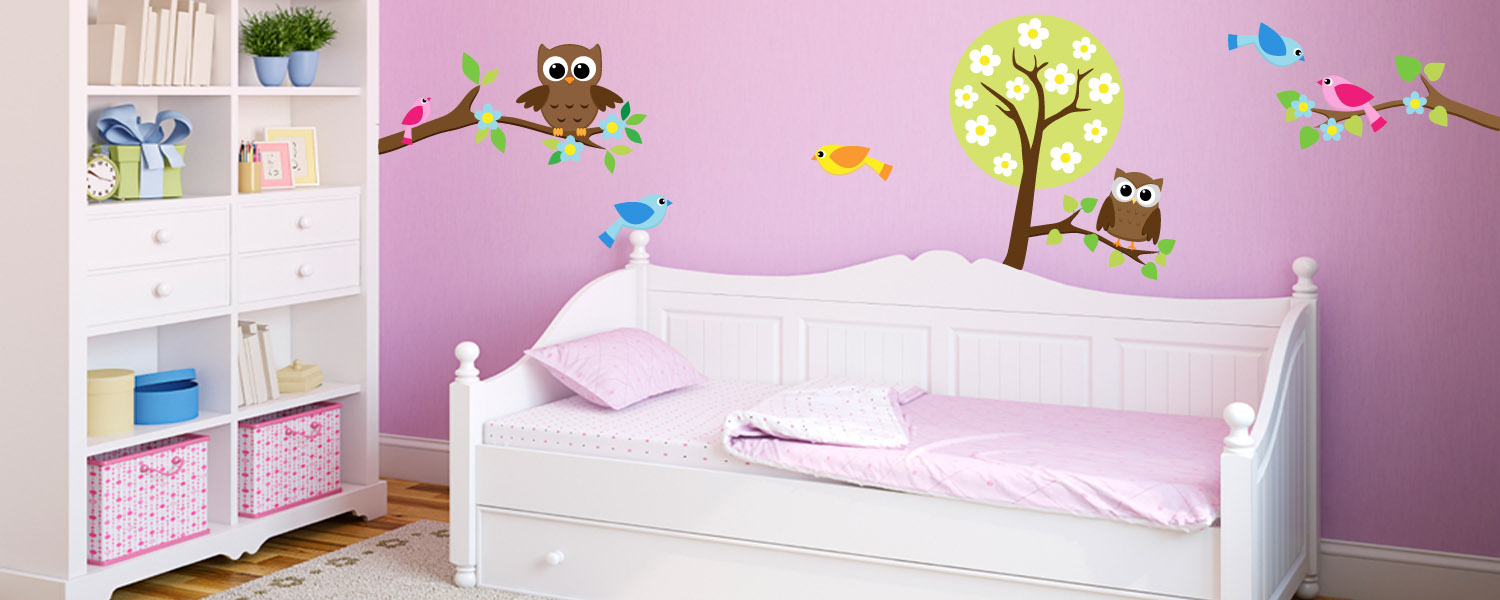 TCW toddler room wall decals